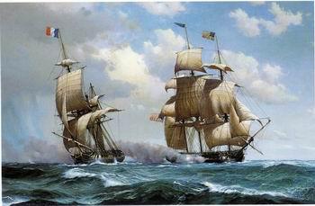 unknow artist Seascape, boats, ships and warships. 104